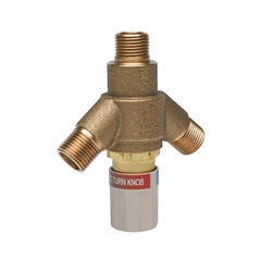 T&S Brass EC-TMV - Thermostatic Mixing Valve W/ 1/2" Npsm Male Fittings