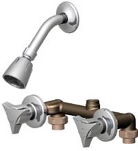 Union Brass&#174; - 534 - Shower Faucet, 1/4 Turn Valves, C-n-I Unions