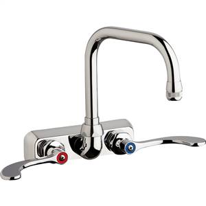 Chicago Faucets W4W-DB6AE1-317ABCP - 4" Wall Mount Washboard Sink Faucet