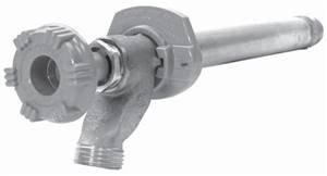 Woodford 14C1-6-MH-BP Model 14 Wall Faucet C1 Inlet 6 Inch, Metal Handle, Bulk Pack