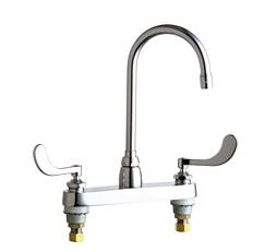 Chicago Faucets - 1100-GN2AE3-317VPHAB - 8-inch Center Deck Mounted Sink Faucet