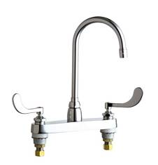 Chicago Faucets - 1100-GN2AE3-317VPHCP - 8-inch Center Deck Mounted Sink Faucet