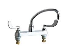 Chicago Faucets - 1100-L9-317CP - 8-inch Center Deck Mounted Sink Faucet