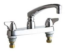 Chicago Faucets - 1100-XKCP - Deck Mounted Fitting, 8-inch CC