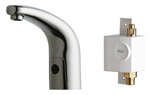 Chicago Faucets 116.931.AB.1 - Hytronic Traditional Sink Faucet with Dual Beam Infrared Sensor