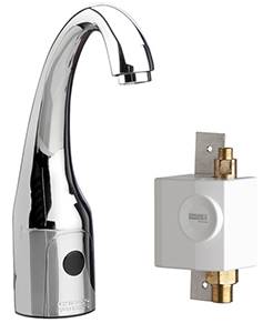 Chicago Faucets 116.937.AB.1 - HyTronic Curve Sink Faucet with Dual Beam Infrared Sensor