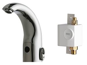 Chicago Faucets 116.942.AB.1 - HyTronic Contemporary Sink Faucet with Dual Beam Infrared Sensor