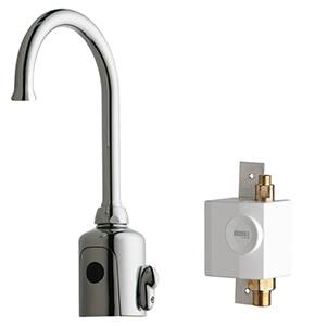 Chicago Faucets 116.945.AB.1 - HyTronic Gooseneck Sink Faucet with Dual Beam Infrared Sensor
