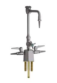 Chicago Faucets 1301-WSVGN2BVBE7SAM - Combination Triple Service Fixture with Vacuum Breaker