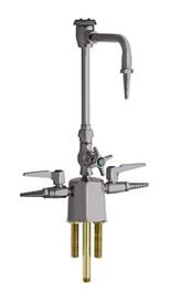 Chicago Faucets 1301-WSVGN2BVBE7SAM - Combination Triple Service Fixture with Vacuum Breaker