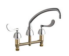 Chicago Faucets - 201-A317XKCP - Kitchen Sink Faucet without Spray