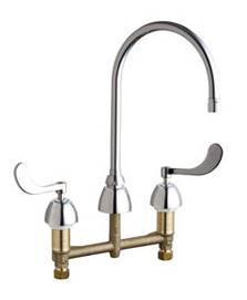 Chicago Faucets - 201-AGN8AE2805-5-317CP - Kitchen Sink Faucet without Spray