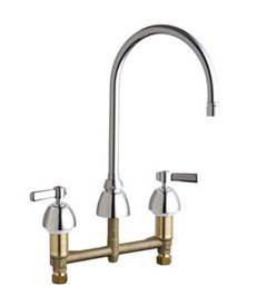 Chicago Faucets - 201-AGN8AE2805-5ABCP - ECAST™ KITCHEN SINK FAUCET