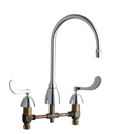 Chicago Faucets - 201-AGN8AE29-317CP - Kitchen Sink Faucet without Spray