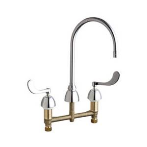 Chicago Faucets - 201-AGN8AE3-317CP - Kitchen Sink Faucet without Spray