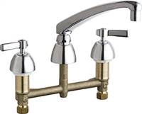 Chicago Faucet 201-AL8ABCP Kitchen Sink Faucet W/O Spray