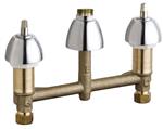 Chicago Faucets - 201-ALESSSPT&HDLXKCP - Kitchen Sink Faucet without Spray