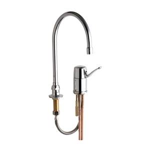 Chicago Faucets - 2302-GN8AE3CP - Single Lever Lavatory Faucet