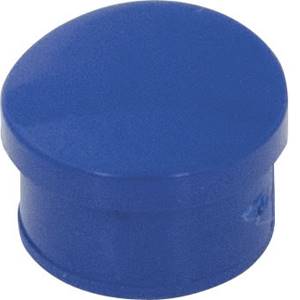 Chicago Faucets - 320-004JKNF - Button Cold (Blue)