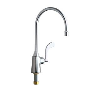 Chicago Faucets - 350-GN8AE29-317CP - Single Hole Deck Mounted Pantry/Bar Faucet