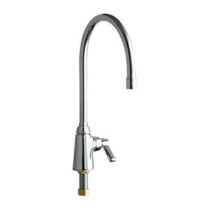 Chicago Faucets - 350-GN8AE3CP - Single Hole Deck Mounted Pantry/Bar Faucet