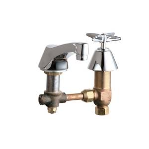 Chicago Faucets - 403-CWCP - Widespread Lavatory Faucet