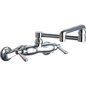 Chicago Faucets - 445-DJ13XKCP - Wall Mounted Faucet