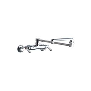 Chicago Faucets - 445-DJ18E1CP - Wall Mounted Service Faucet