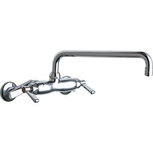 Chicago Faucets - 445-L12CP - Wall Mounted Faucet