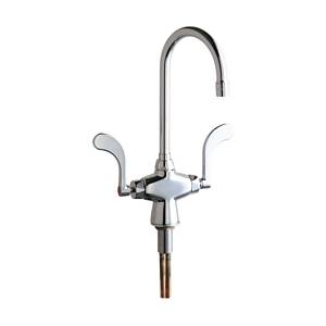 Chicago Faucets - 50-317CP - Single Hole Deck Mounted Sink Faucet