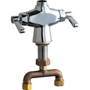 Chicago Faucets - 50-TLESAB - Single Hole Deck Mounted Faucet