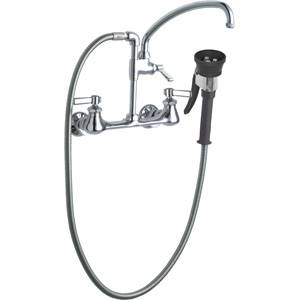 Chicago Faucets 509-GCTFCP - Pot Filler with Triple Force Pre-Rinse Spray Valve
