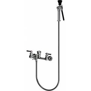 Chicago Faucets 512-GC90LABCP - Wall Mount Pre-Rinse Fitting