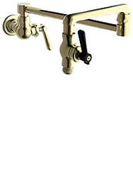 Chicago Faucet - 515-241BHF - Polished Brass Wall Mounted Pot Filler