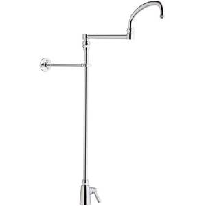 Chicago Faucets 516-ABCP - Single Hole Deck Mount, Single Supply Pot and Kettle Filler Faucet