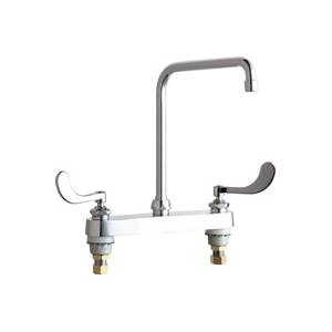 Chicago Faucets - 527-HA8-317CP - 8-inch Deck Mounted Sink Faucet