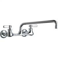 Chicago Faucets - 540-LDL12WXFCP Hot and Cold Water Sink Faucet