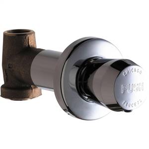 Chicago Faucets - 770-665PSHCP - In-Wall Push Button Control Valve
