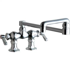 Chicago Faucets - 772-DJ18CP - 3-3/8-inch Center Deck Mounted Sink Faucet