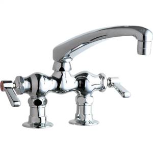 Chicago Faucets - 772-L8CP - 3-3/8-inch Center Deck Mounted Sink Faucet