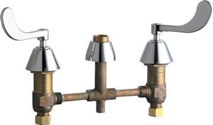 Chicago Faucets - 785-LESSSPTXKCP - Widespread Lavatory Faucet