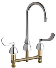 Chicago Faucets 786-RSGN2AE35VP317AB - CONCEALED KITCHEN SINK FAUCET