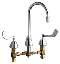Chicago Faucets - 786-SWE29CP - Widespread Lavatory Faucet