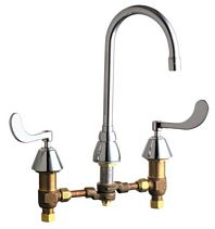 Chicago Faucets - 786-SWE3CP - Widespread Lavatory Faucet