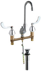 Chicago Faucets - 794-317XKABCP - Widespread Lavatory Faucet