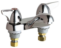 Chicago Faucets - 802-VE2805-1000CP - 4-inch Center Lavatory Faucet