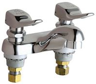 Chicago Faucets - 802-VE2805-336CP - 4-inch Center Lavatory Faucet