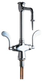 Chicago Faucets - 930-VR317CP Vandal Proof Hot and Cold Water Mixing Faucet