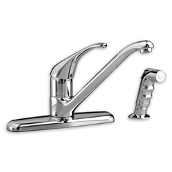 American Standard 4205.001 - Reliant + 1-Handle Kitchen Faucet with Separate Side Spray