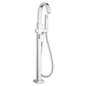 American Standard 7184951.002 Contemporary Square Freestanding Tub Filler w/ Personal Handshower (Chrome)